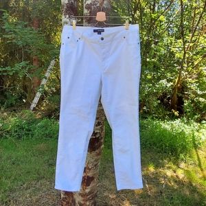 Denim 24/7 White Jeans Size 18 Womens Pants Denim